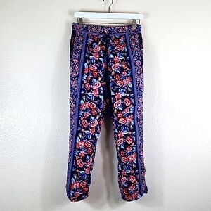 Springfield Blue & Red Lightweight Floral Pants